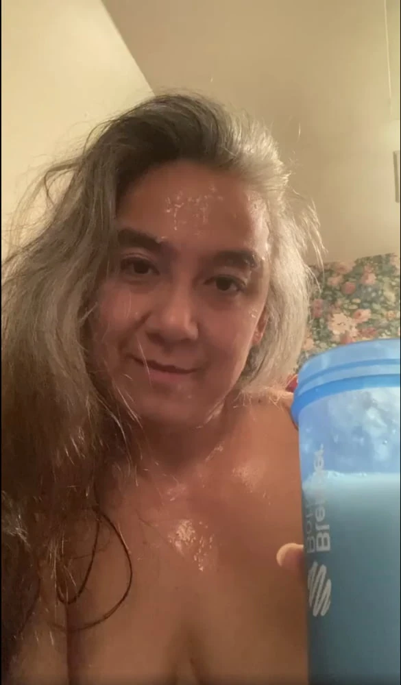 The cum of 30 big cocks. #48