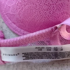 Pretty pink primark bra... 