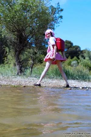 astolfo water fun trap cosplay         