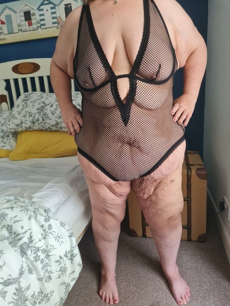 Sexy BBW in erotic underwear #3