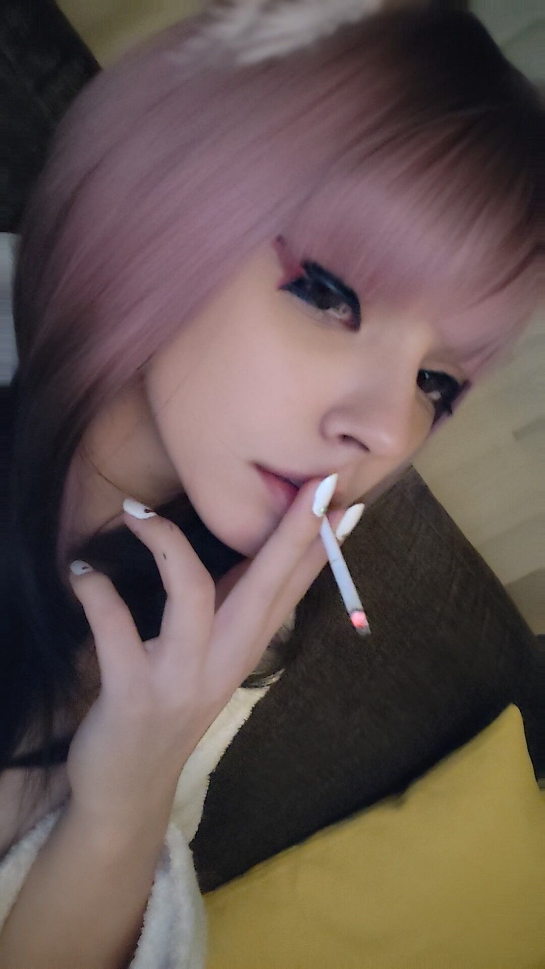 Anime Girl smoking