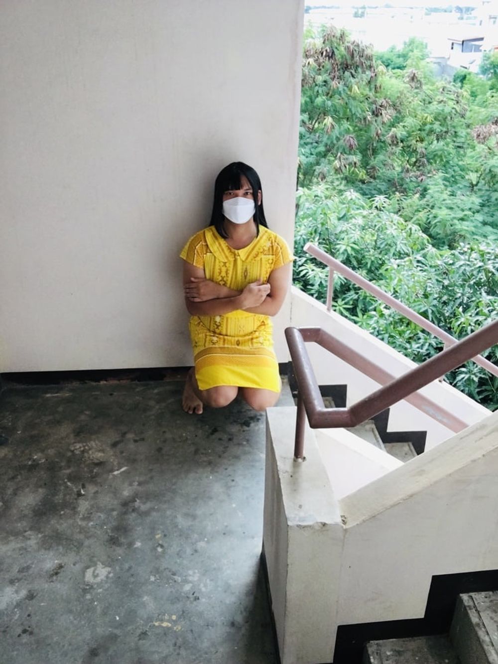 Dress Yellow Teen ladyboy #30