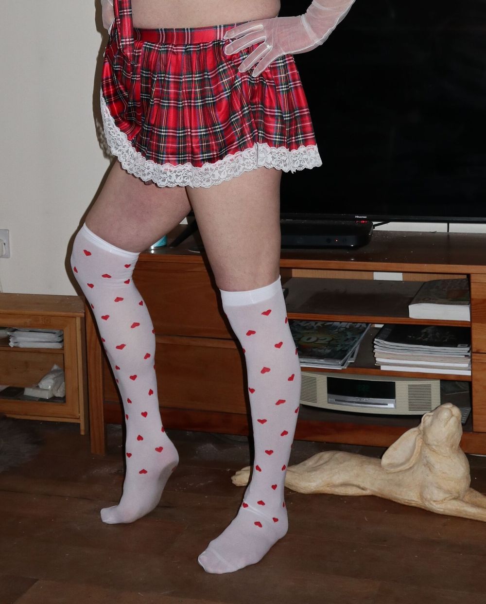 crossdressed in school uniform #14