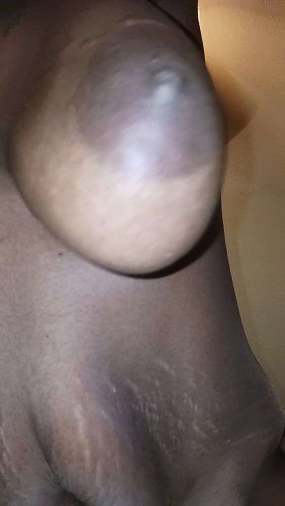 Ebony Tits on Amateur Milf #11