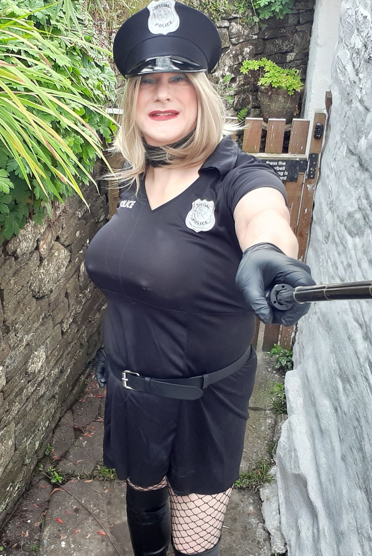 sissy cop outdoors #11
