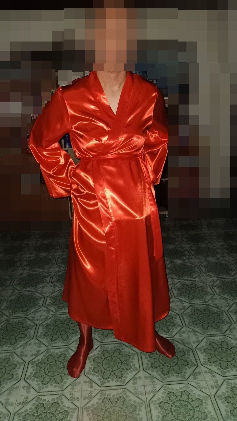 satin red hot