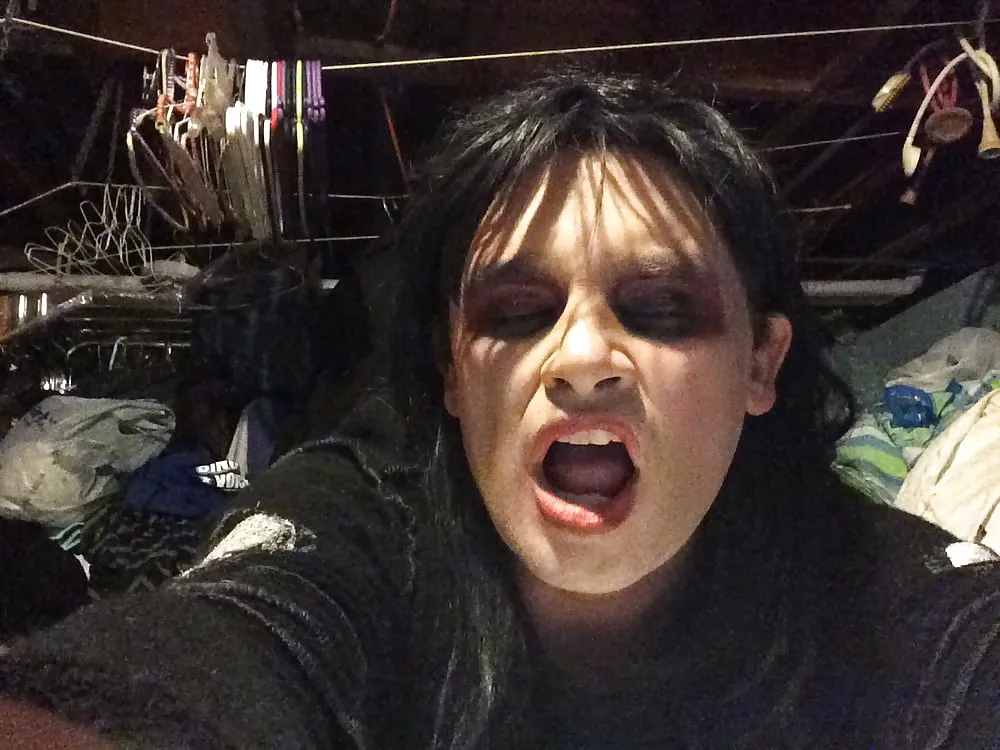 Fuck me in an old creepy cellar! (goth tranny) #5