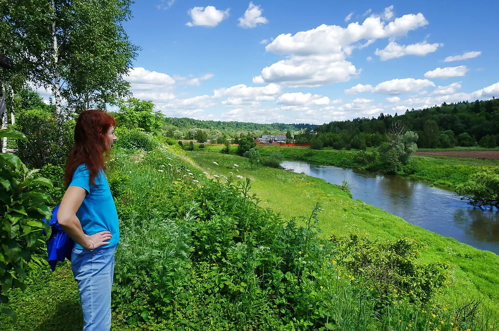 My Wife in White Flowers (near Moscow) #5