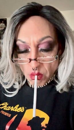 Goddess Marilyn Enjoys Her Yummy Cigarette