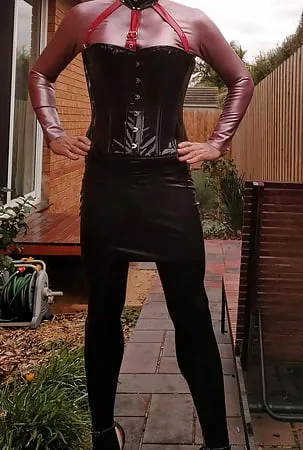 rose latex top headless         