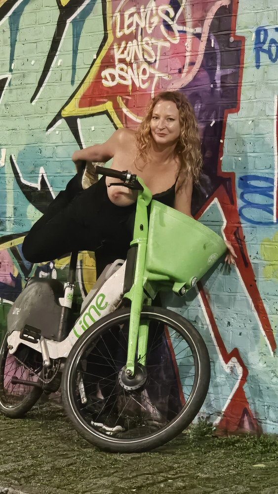 Posing On A Lime Bike #5