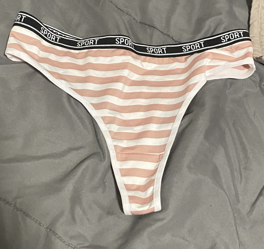 Ebony Male Fun In Thongs #19