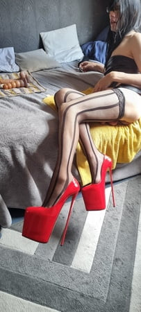 Breaking in my new extreme heels