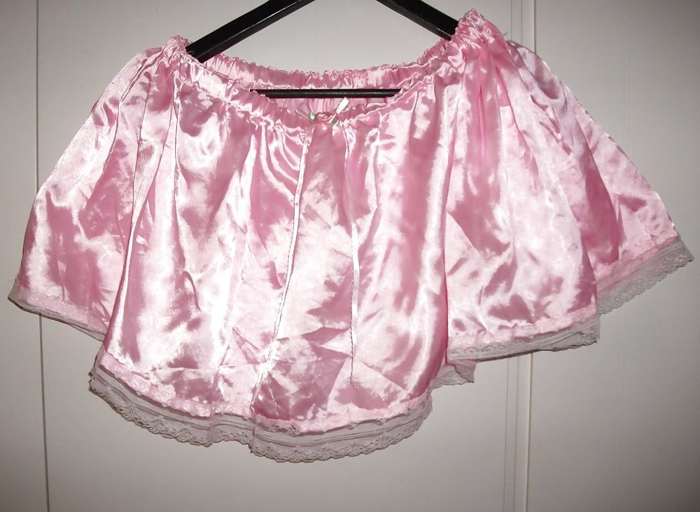 Satin slips and skirts #6