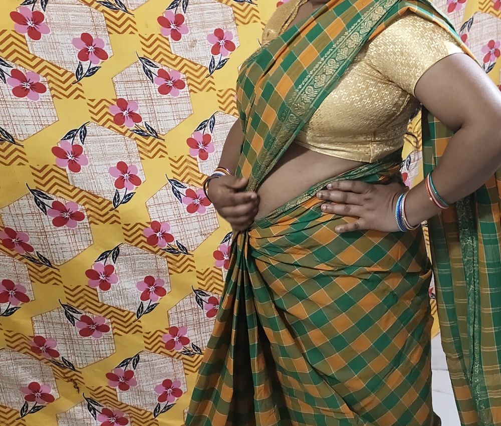 Mallu wife saree #2