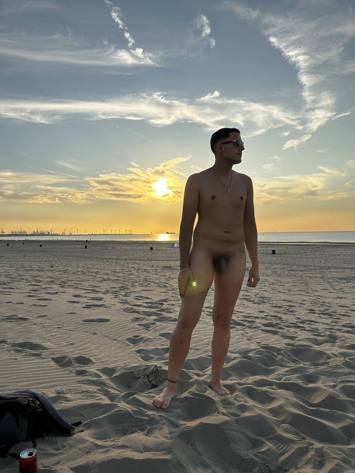  German boy on the nudist beach