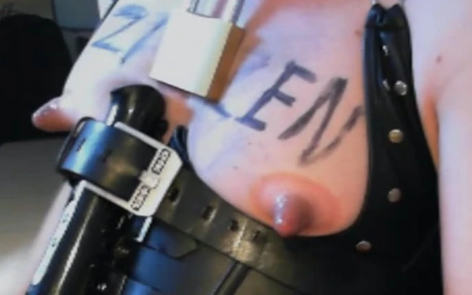 Extreme pumped nipple teats sissy slave bitch 