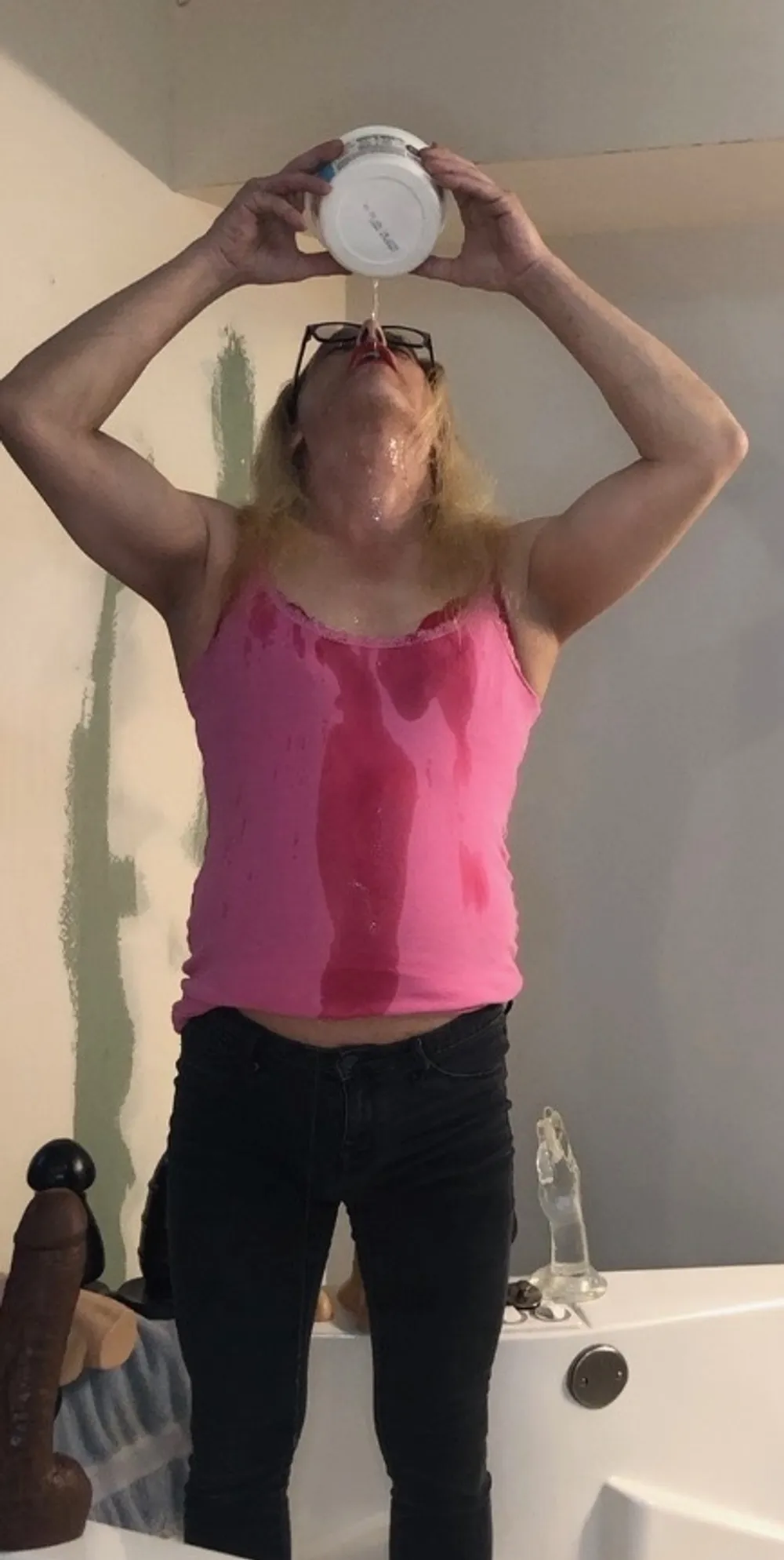 Sissy Slut Ashley Jolene Getting Soaked with Piss #10