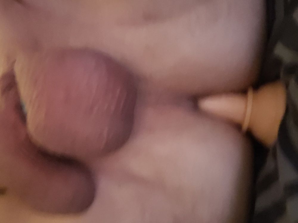 dildo in my ass and pictures of my little cock  #11