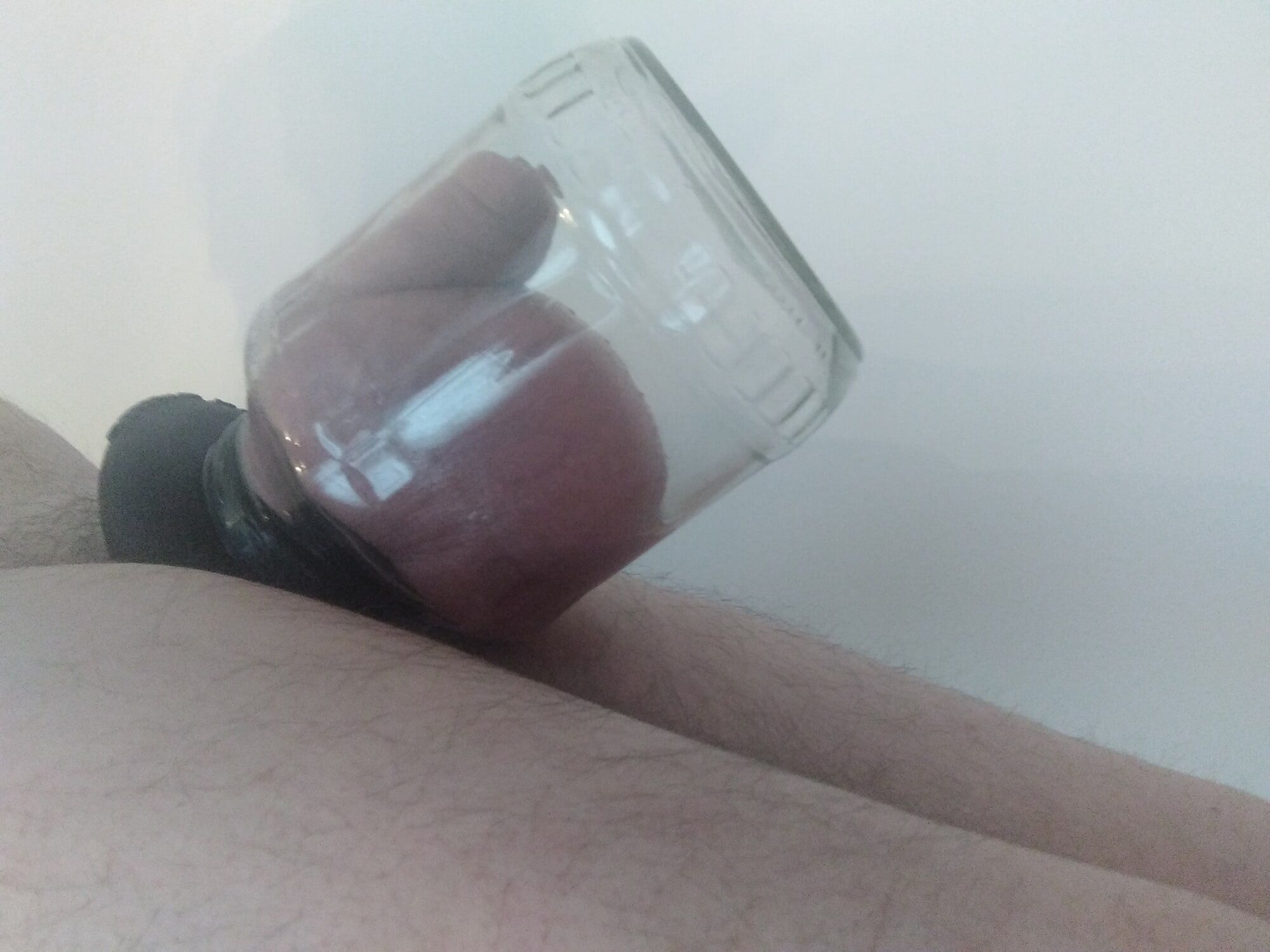 First Jar pumping session with Oxballs Juicy XL cockring #5