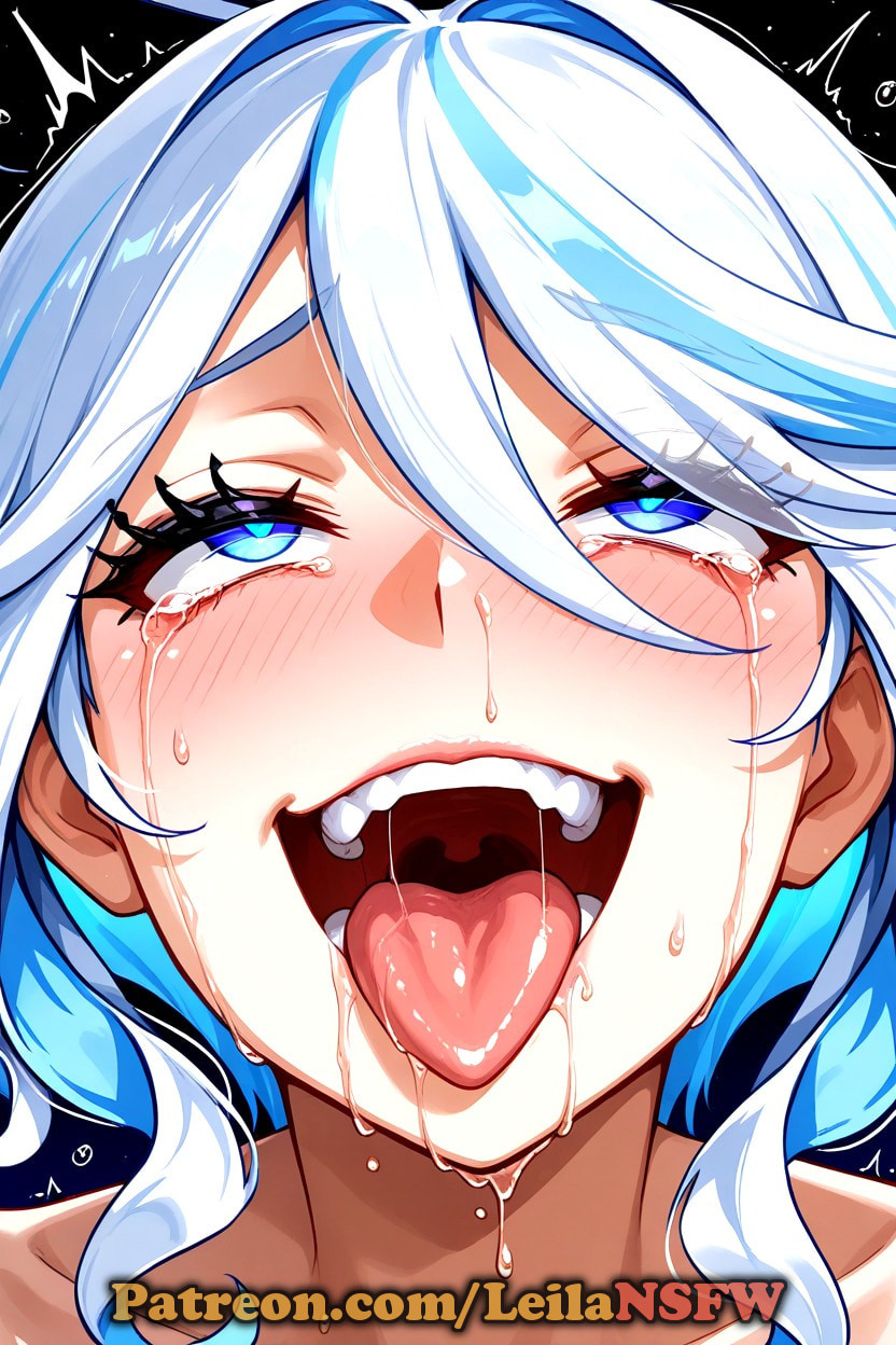 Furina the naughty pricess of Fontaine takes you to her room