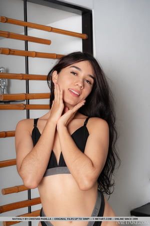 Cute new Colombian model Nathaly is excited to make her erotic debut