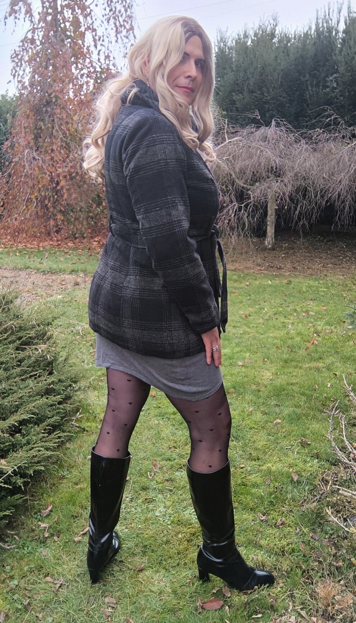 Grey sweater dress #19