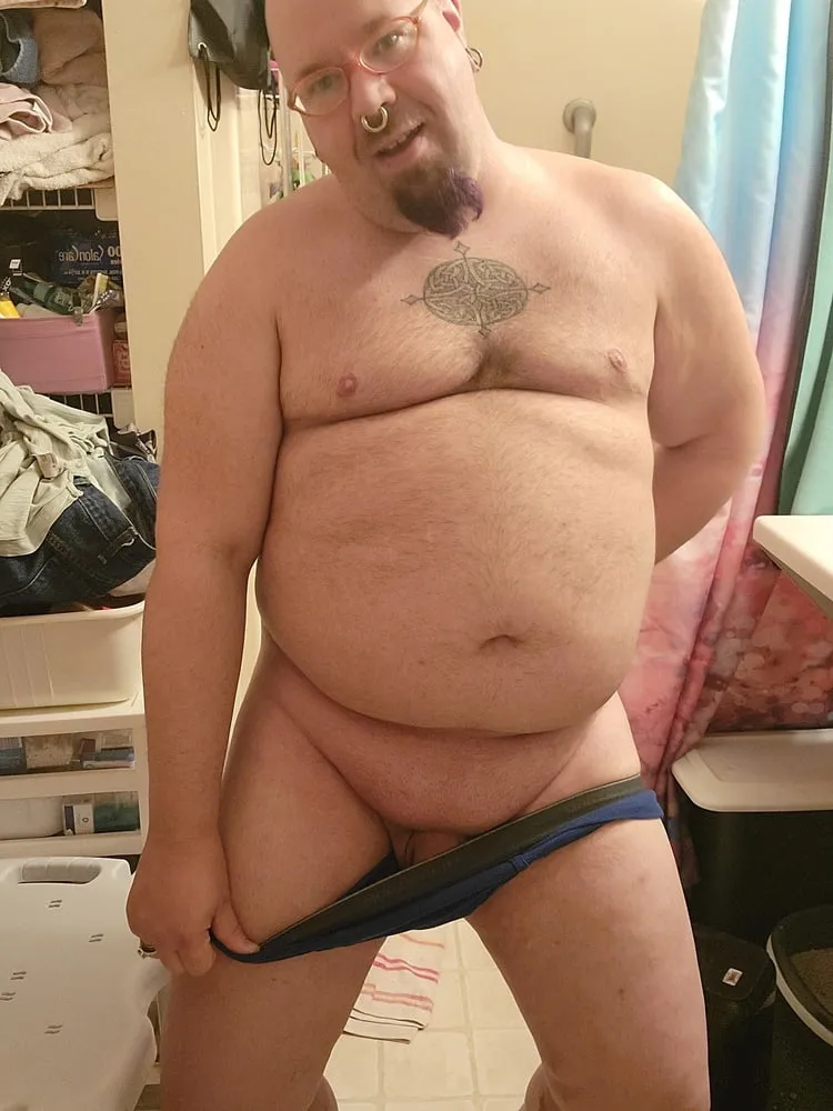 Fat gay chub strips underwear.