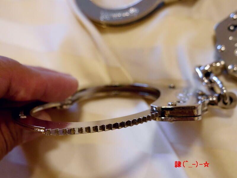 japanese crossdresser shemale handcuff metal device BDSM #13