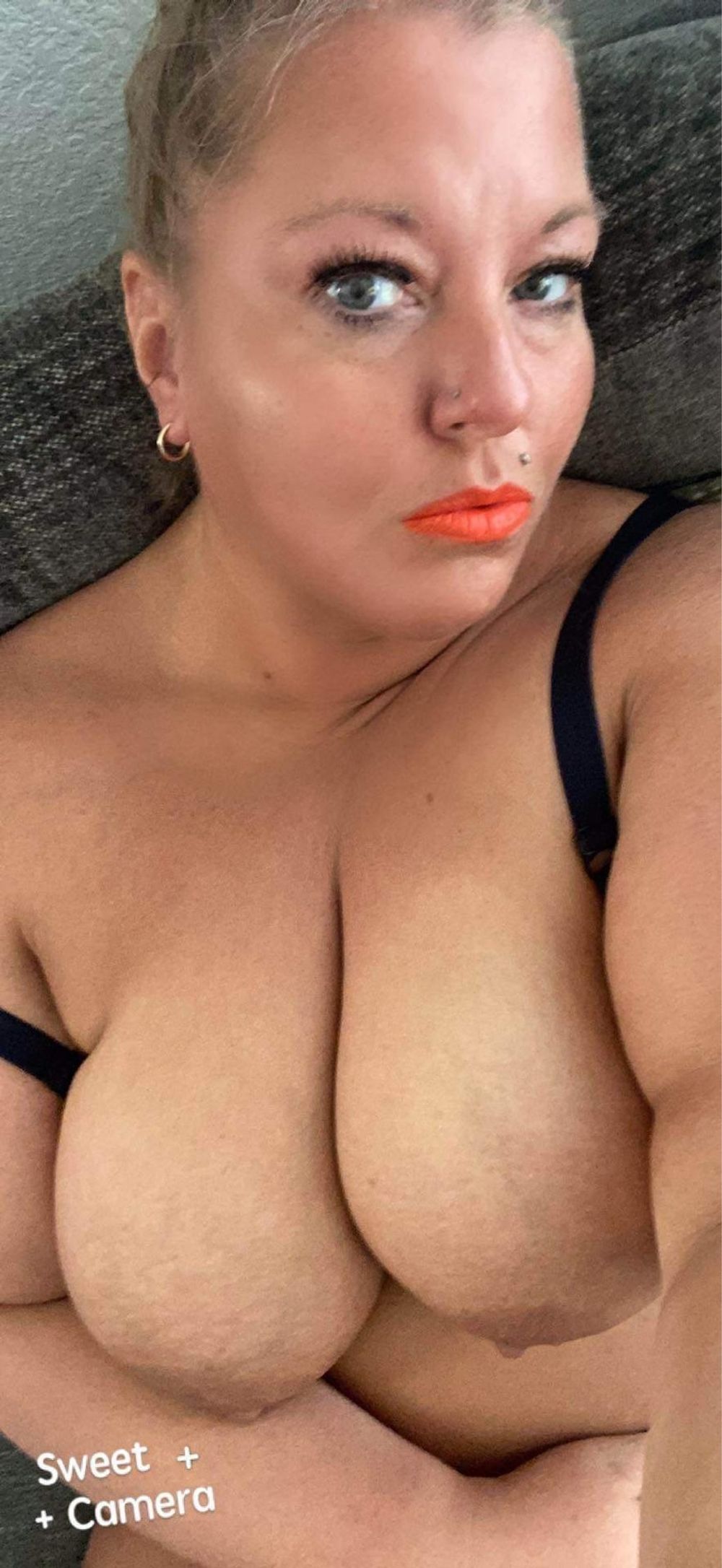 Orange lipstick.  #2