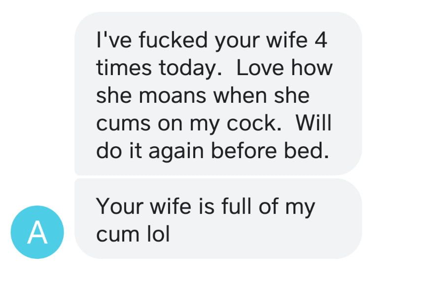 cuckold texts from wife's boyfriend #7