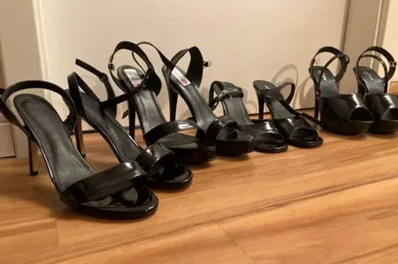 some of our high heels         