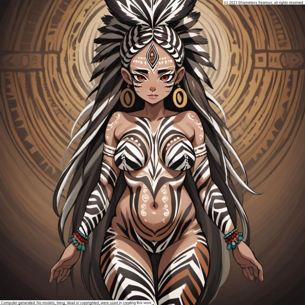 Zebra Girl #37