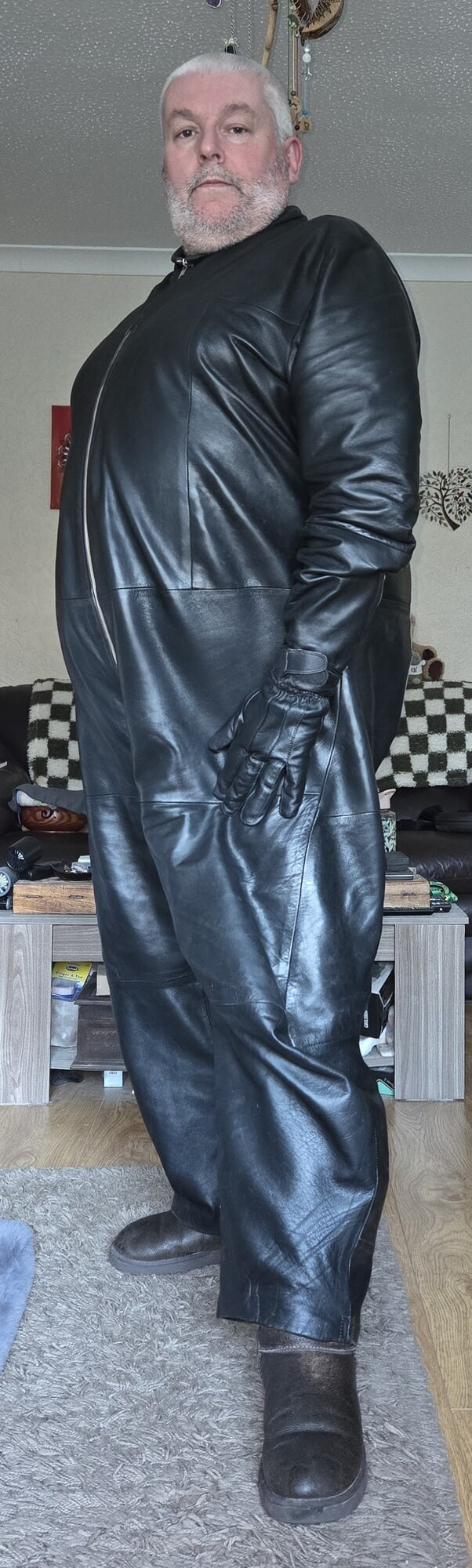 Lovely leather overalls #37