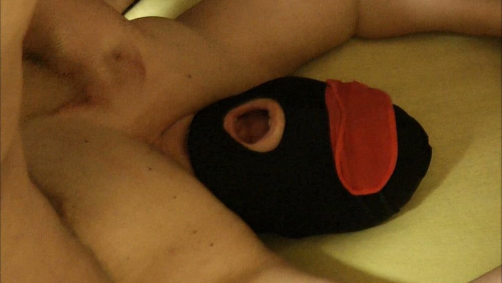 Blindfolded with open mouth #6