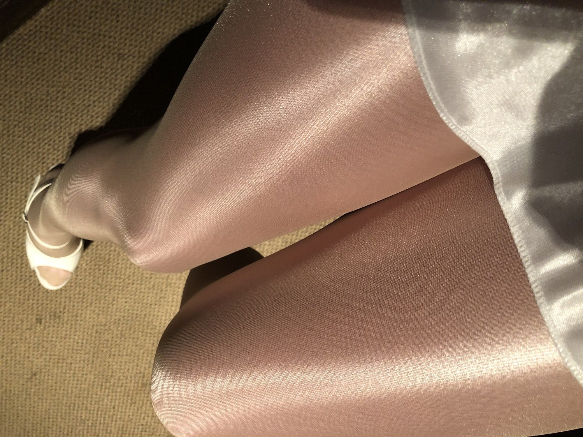 So much shiny, glossy and satin Pink and White combination. #12