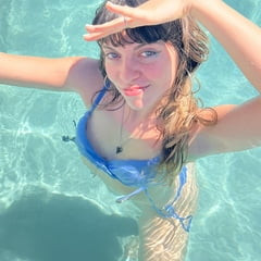 A hot day at the pool
