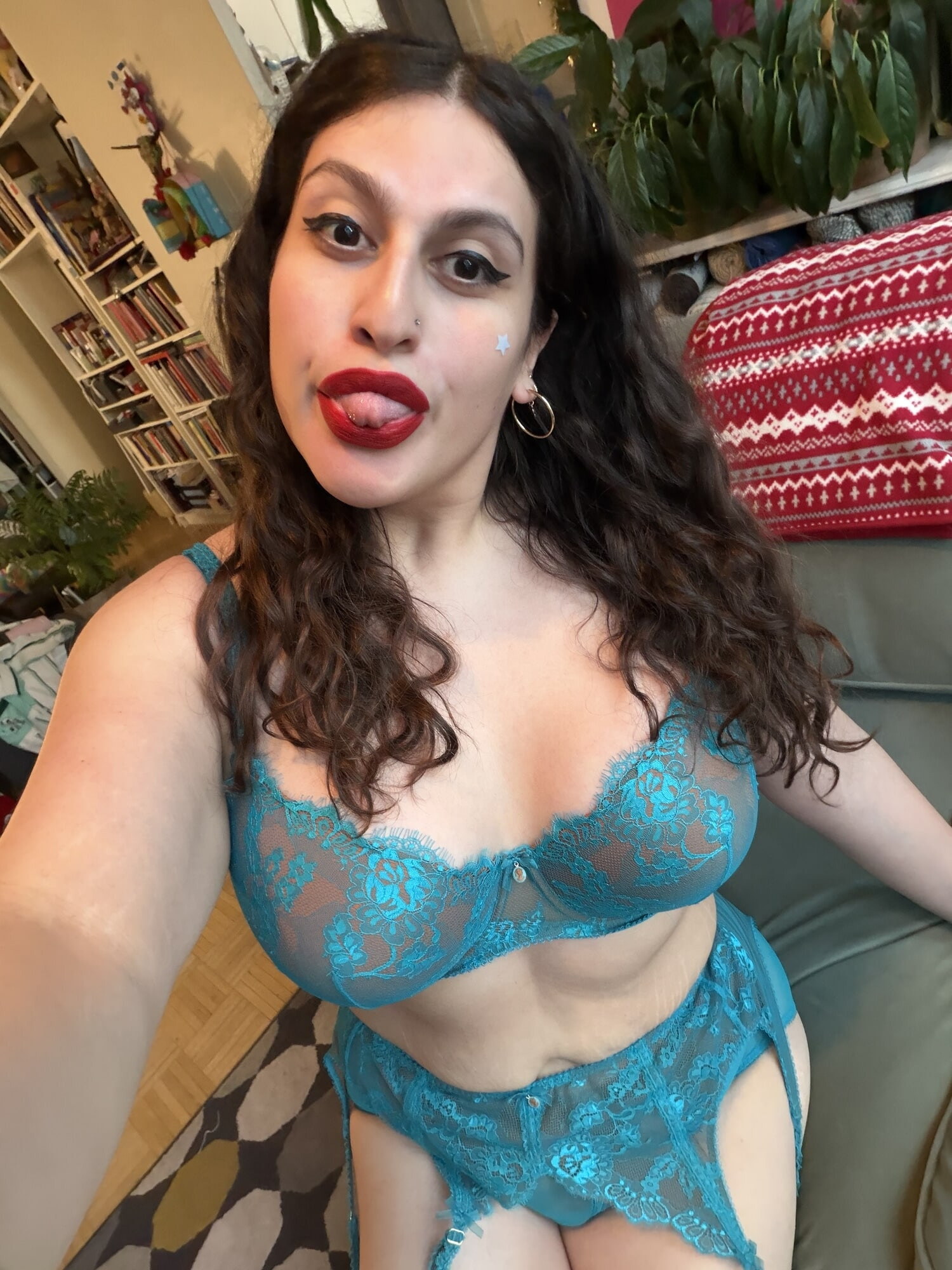 Vintage blue lingerie  #16