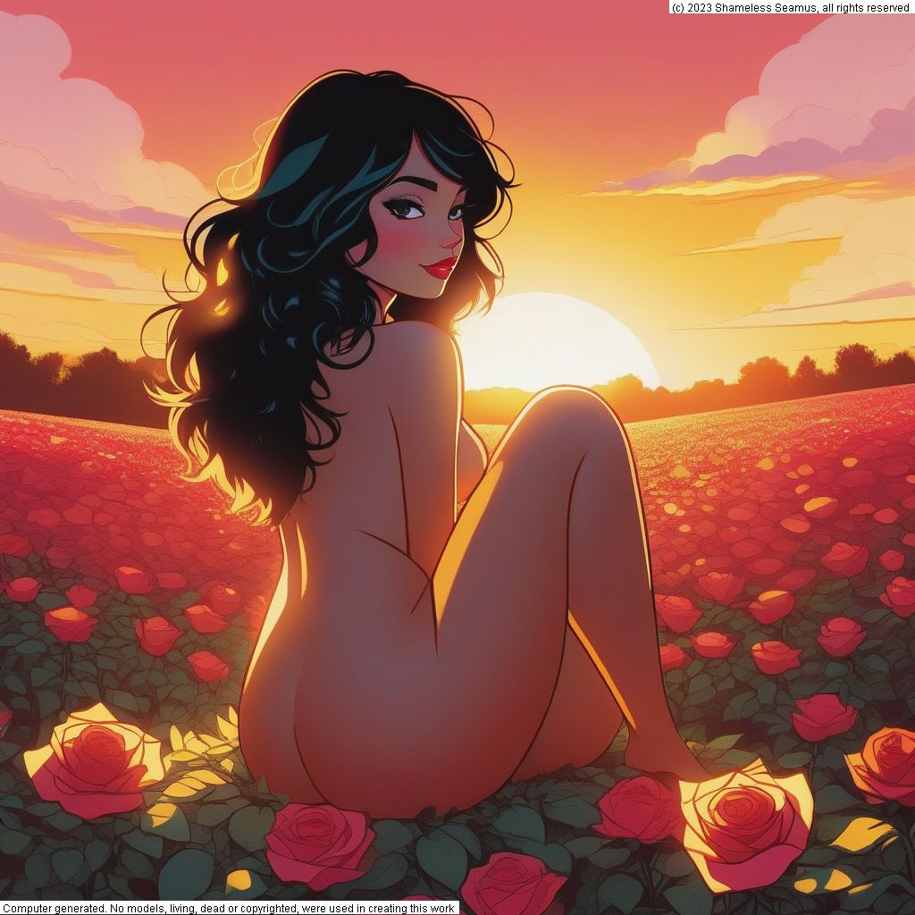 Sundown in the Rose Garden #15