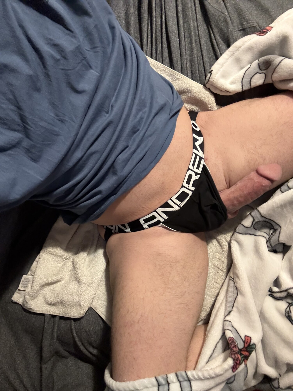 More fun in my new jock strap #7