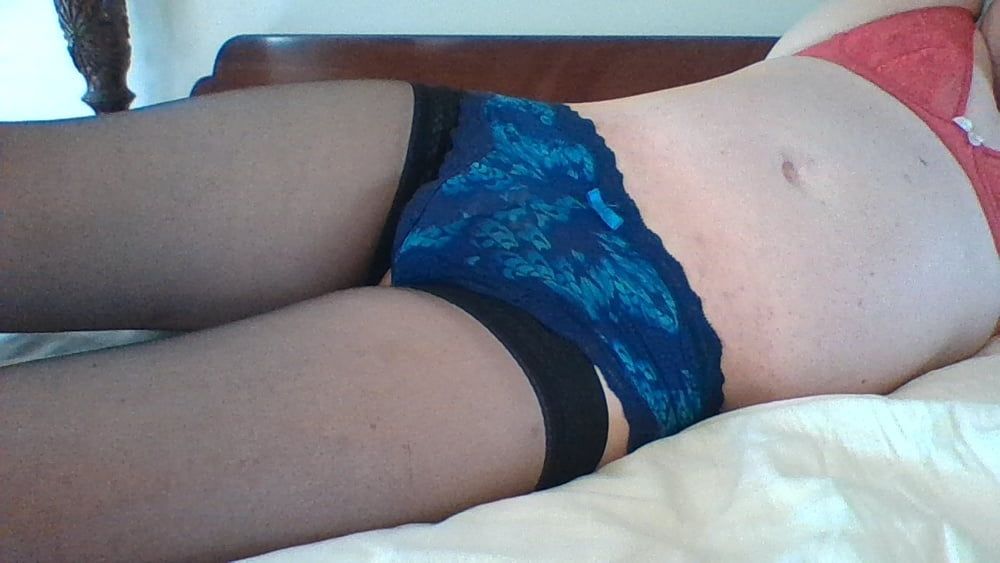 Blue Cheekie and Stockings #3