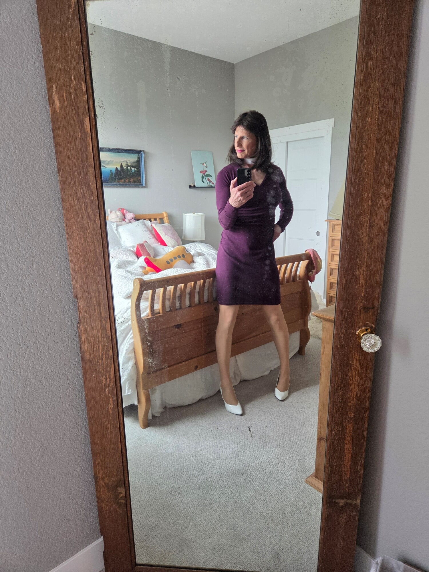 Maroon dress #4