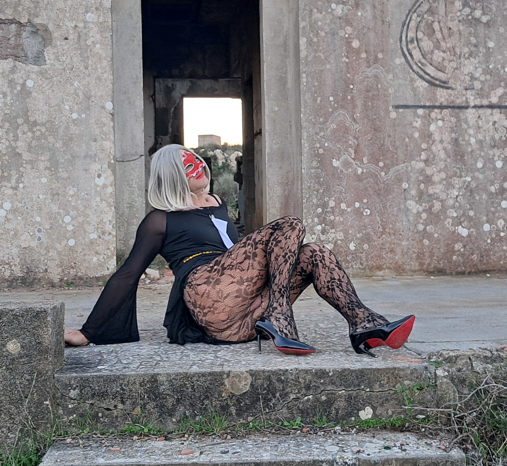 Kinky Perverted Nun in Nylon Stockings and High Heels #35