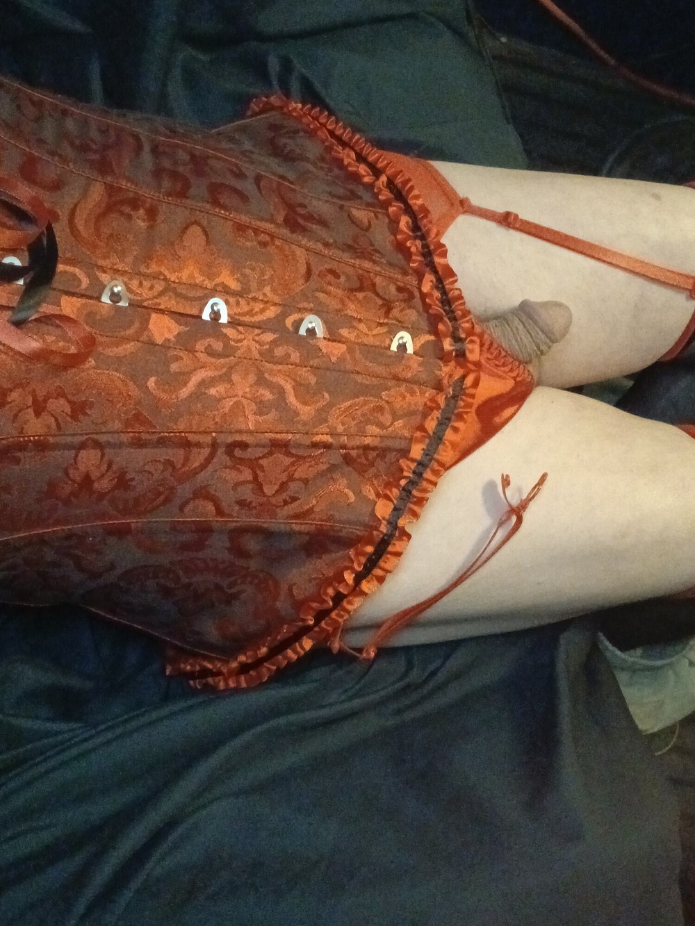 Panties, bra, corset, stockings, and garters belt #19