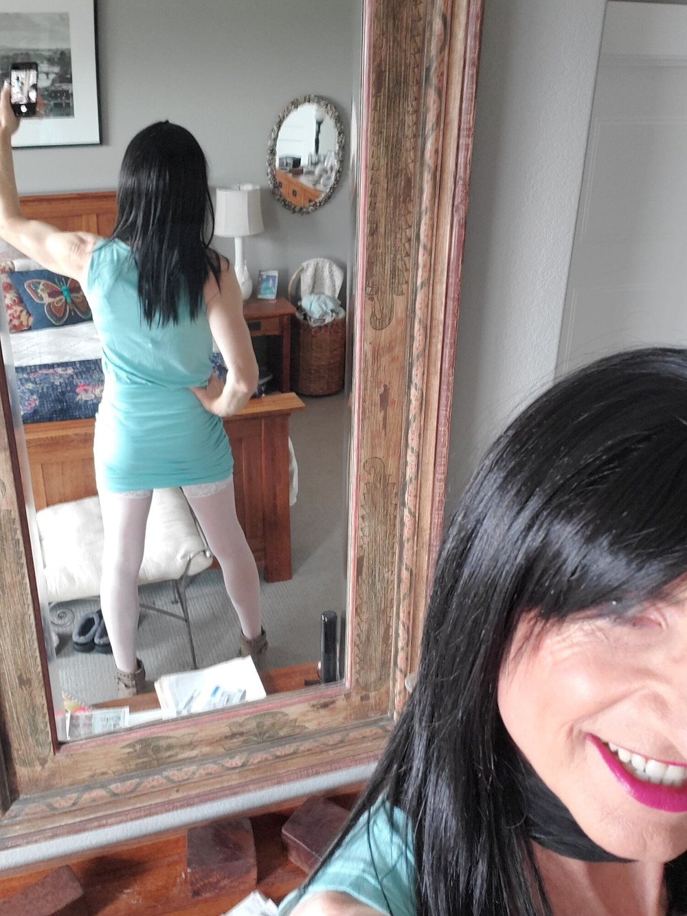Blue dress three #6