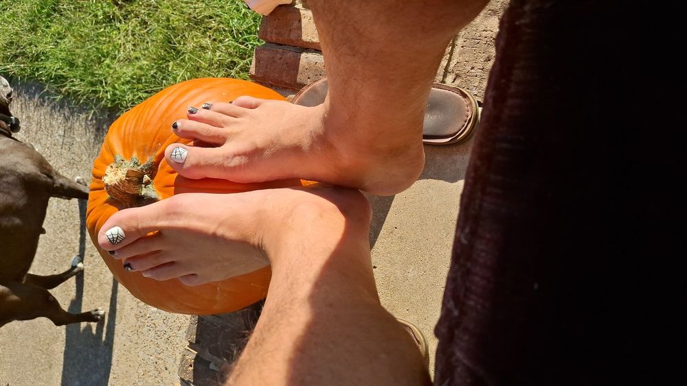 Pumpkin Foot Fetish #24