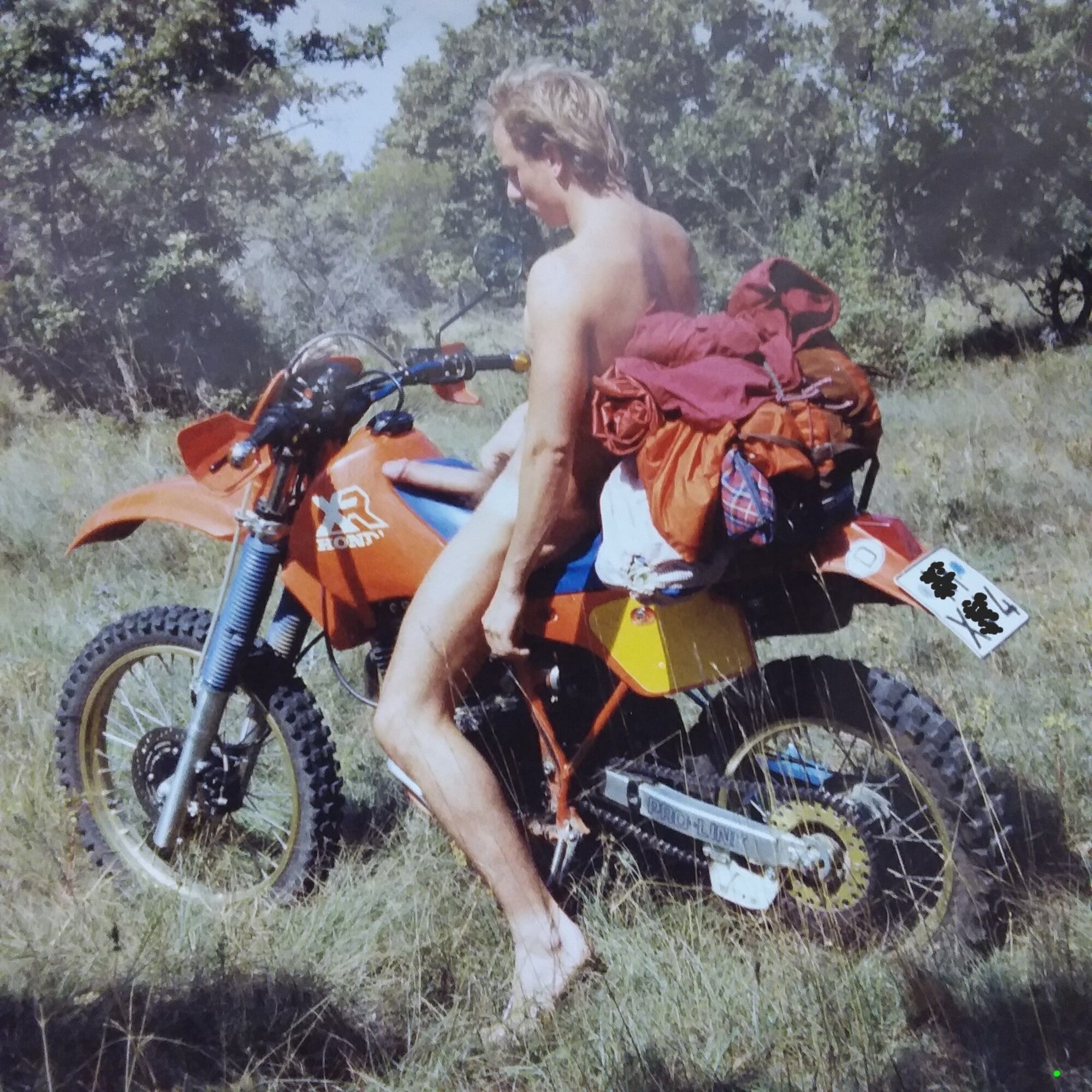Bike Holiday. unusual remembering Pic! sweet 19 then!