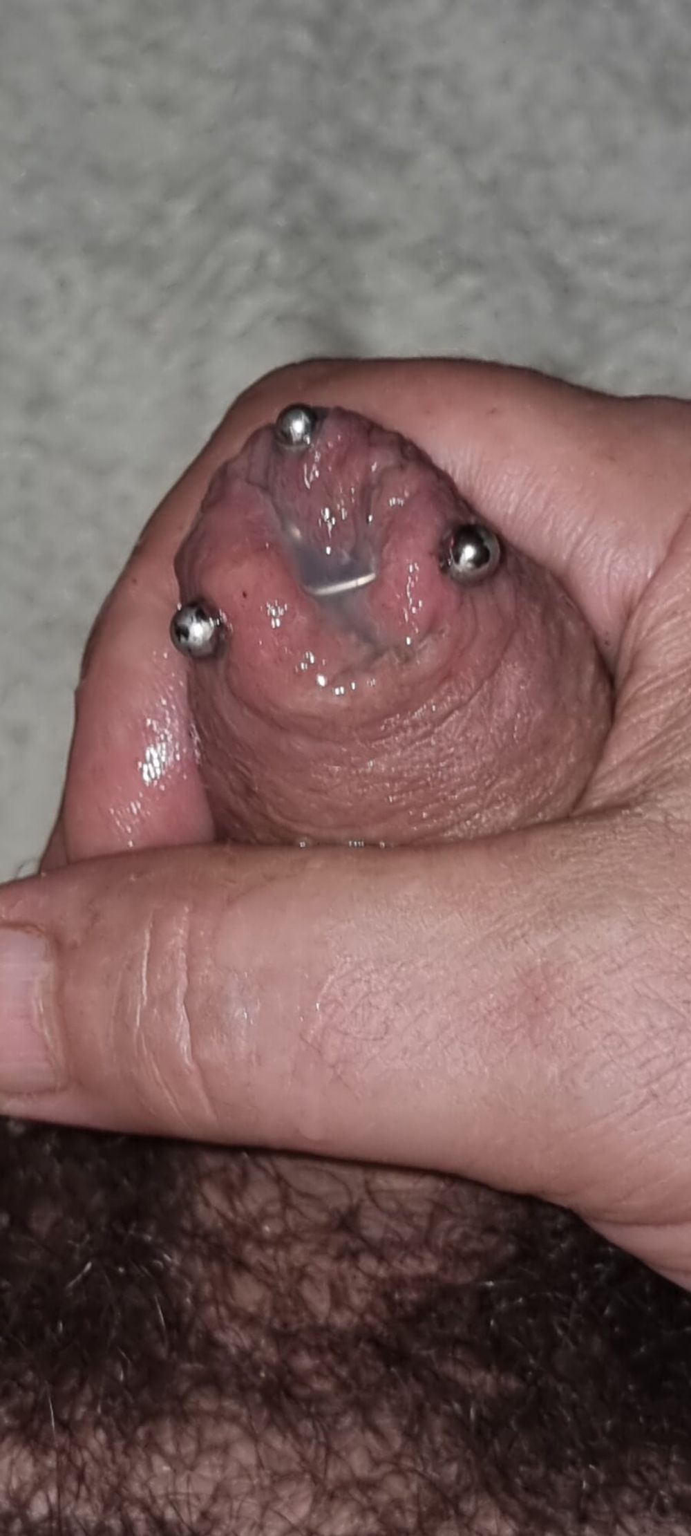 CUM COCK PIERCED #7