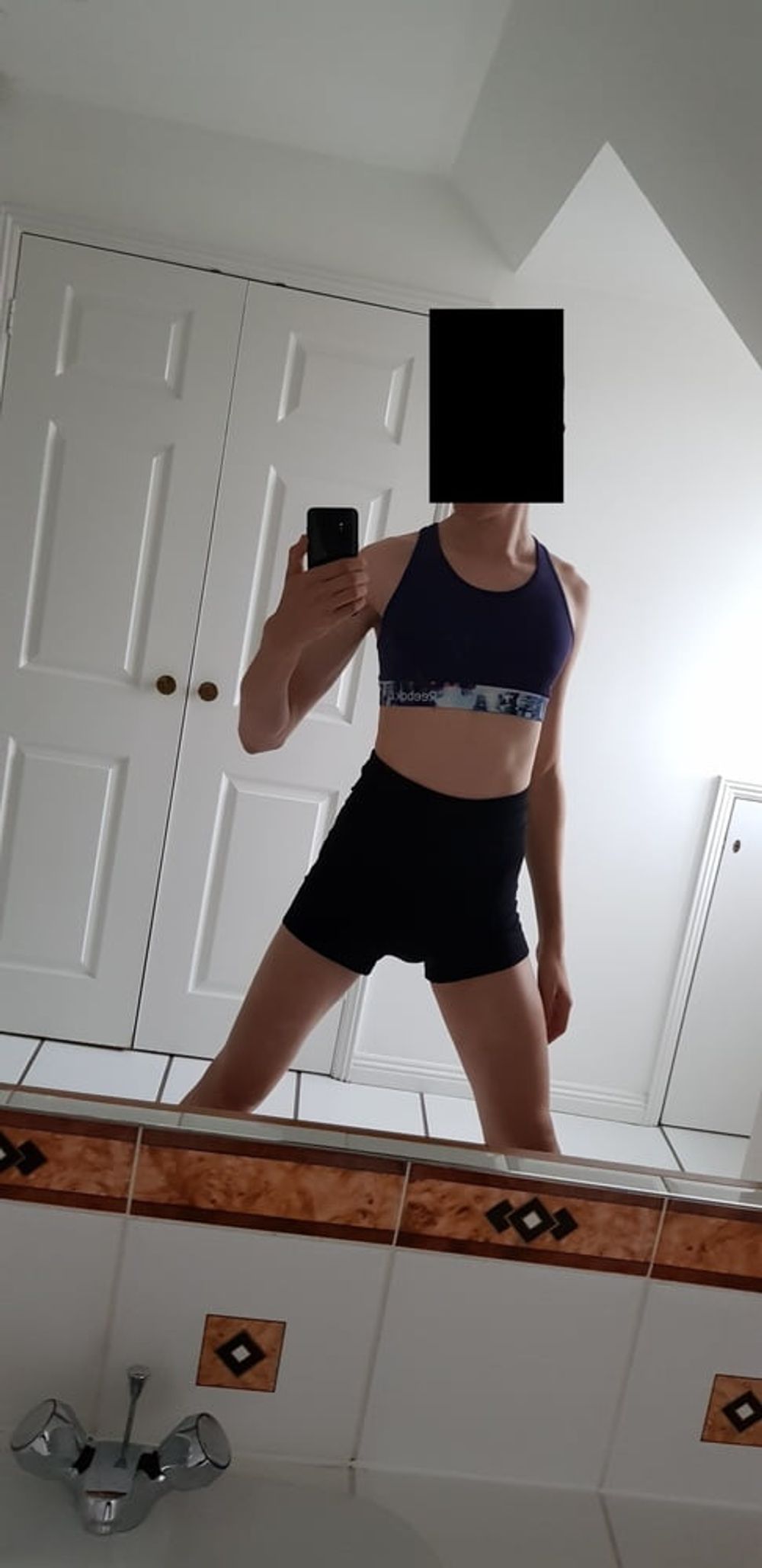 Reebok blue sports bra #16