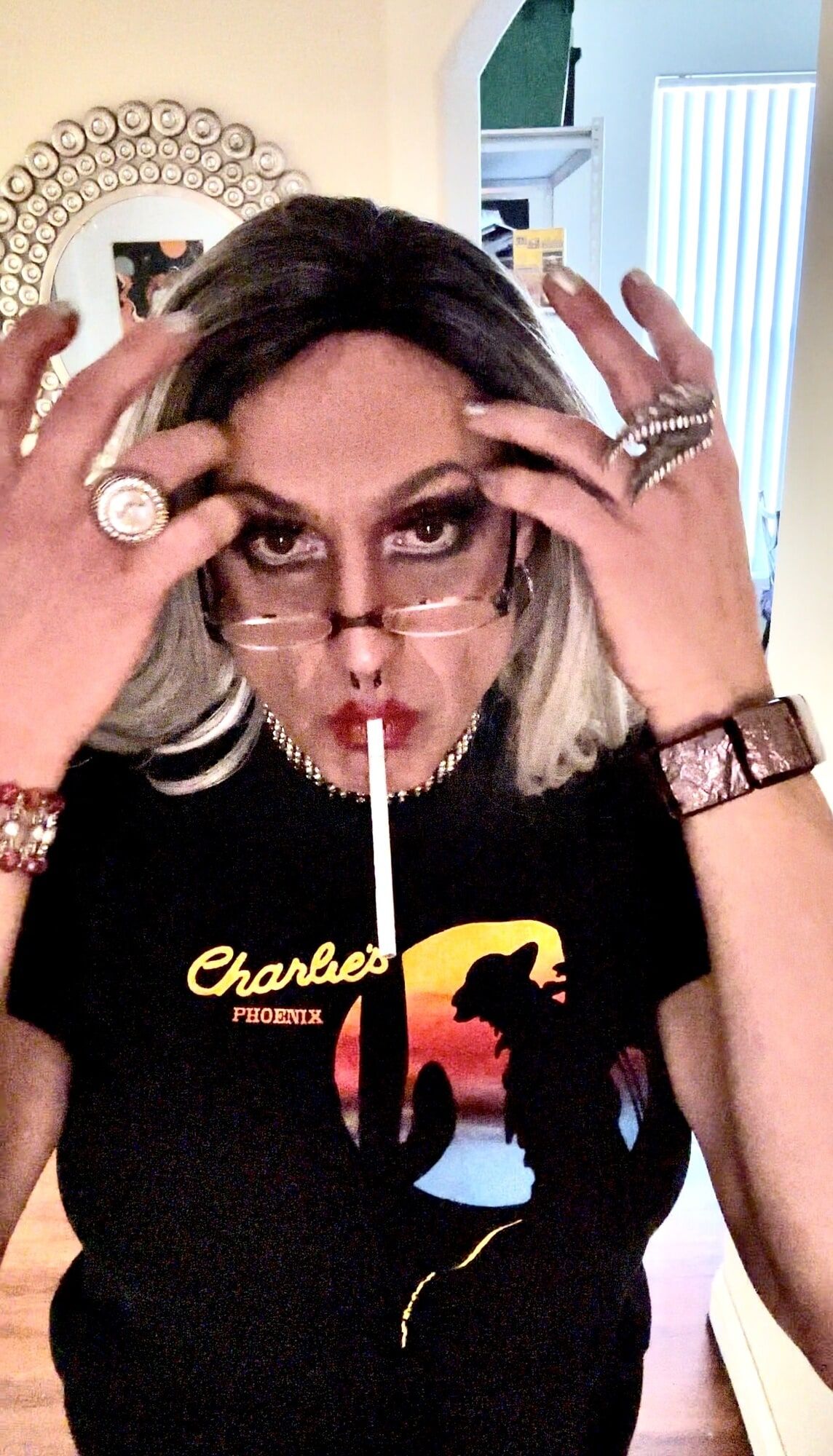 Goddess Marilyn Enjoys Her Yummy Cigarette #18